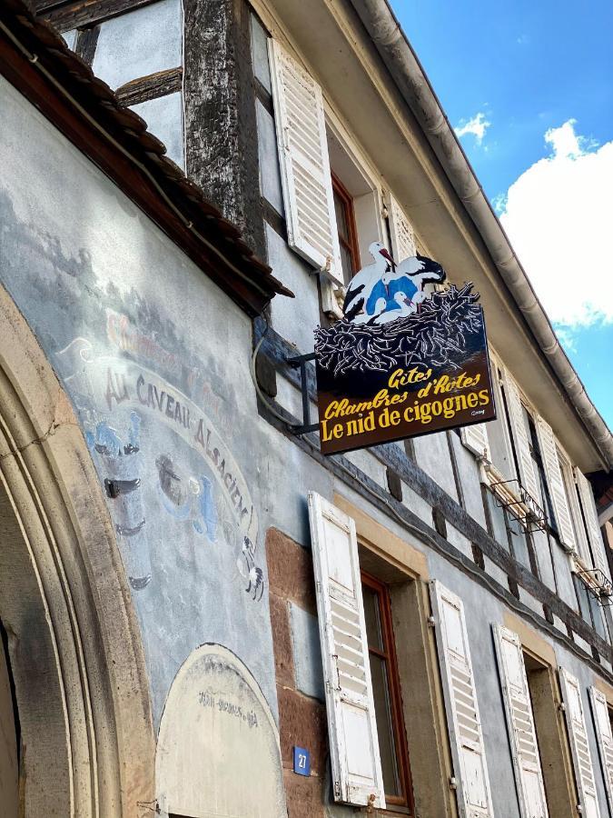 Ferienwohnung Nid De Cigognes Rosheim Exterior foto
